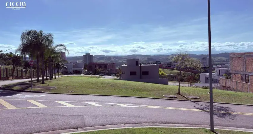 Oportunidade - terreno à venda de esquina no condominio alphaville 1 com 605 m² em declive - com vista para as montanhas