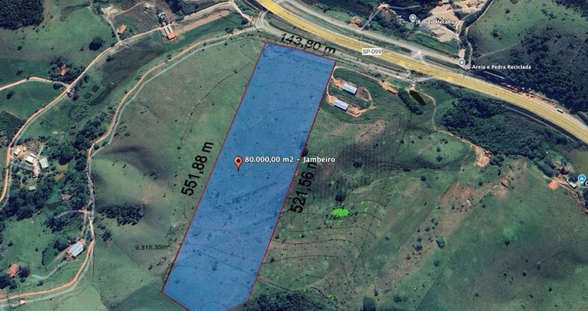 Área de 80.000 m² - Jambeiro/SP - ZDE04 - Rodovia dos Tamoios (SP-099)