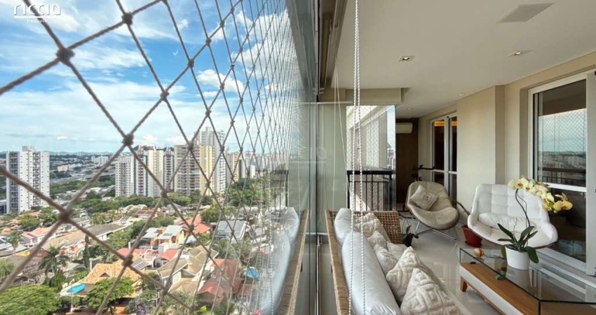 Apartamento no Ed. Aquarius Resort à venda - 194 m² - 3 SUÍTES e 3 Vagas - Andar Alto, Sol da Manhã - Decorado