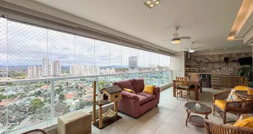 Apartamento a venda no edifício paesaggio jd das colinas com 4 suítes, 278 m² - vista panorâmica - avalia permuta de até 800 mil