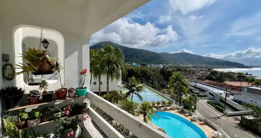 Apartamento wembley - 3 quartos, suíte, vista mar - praia das toninhas - ubatuba / sp