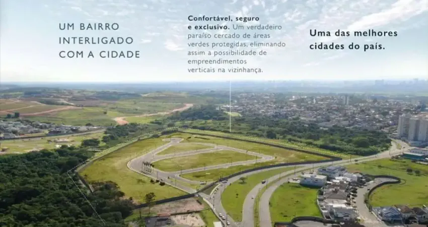 Terreno à venda cond. jardins das nações urbanova - sjc - 833,00 m² dakar - fundos para área verde!