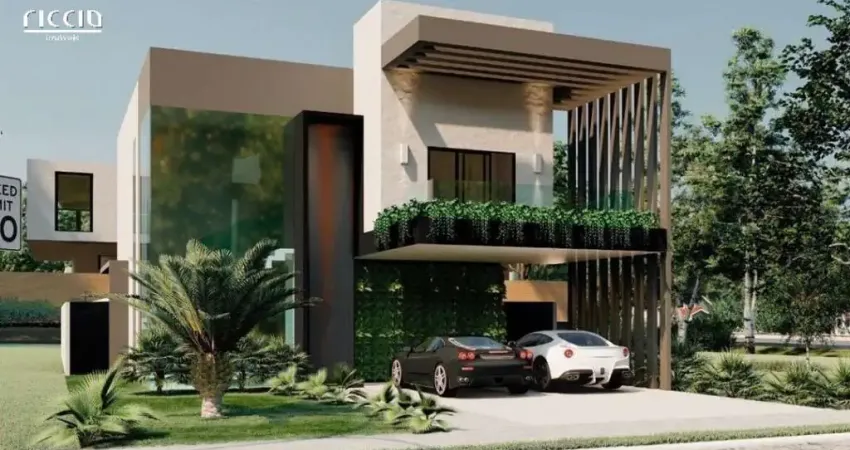 Casa em condomínio fechado Santa Mônica - Caçapava/SP - 3 suítes, varanda gourmet com piscina