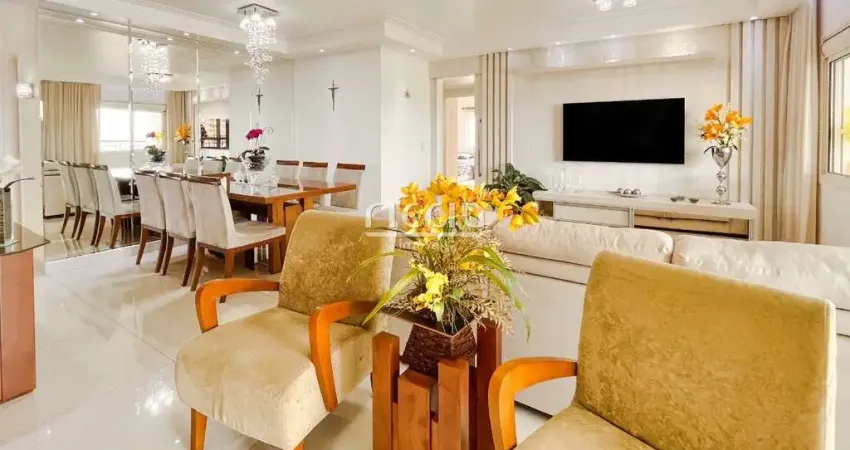 Apartamento à venda no edificio premiere jardim aquarius - alto padrão com vista para praça - sol da manhã - 143 m² - 3 dormitórios (1 suite) 2 vagas