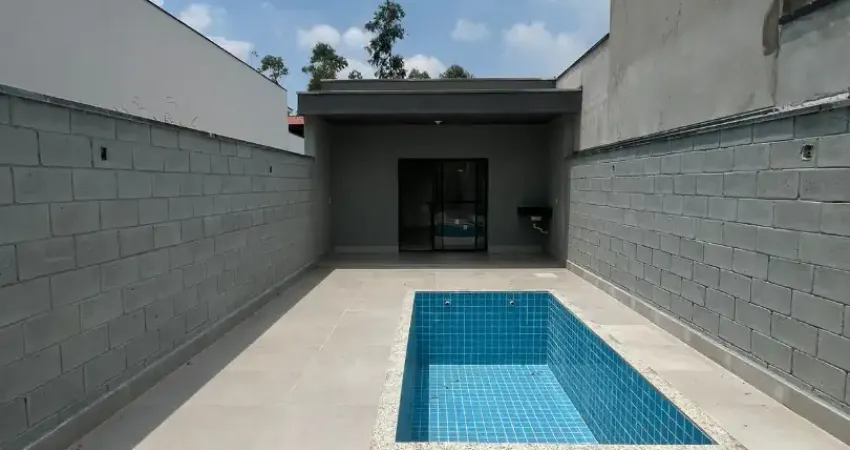 Casa térrea moderna com área gourmet e piscina – mogi das cruzes descubra o equilíbrio perfeito entre conforto, lazer e sofisticação nesta bela casa térrea com 93m² de área construída.