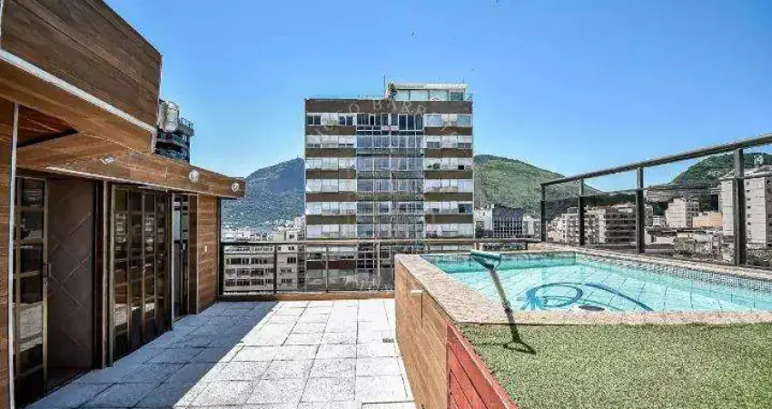 Cobertura, 4 quartos, elevador, piscina, vistas para o mar, Lagoa e Cristo