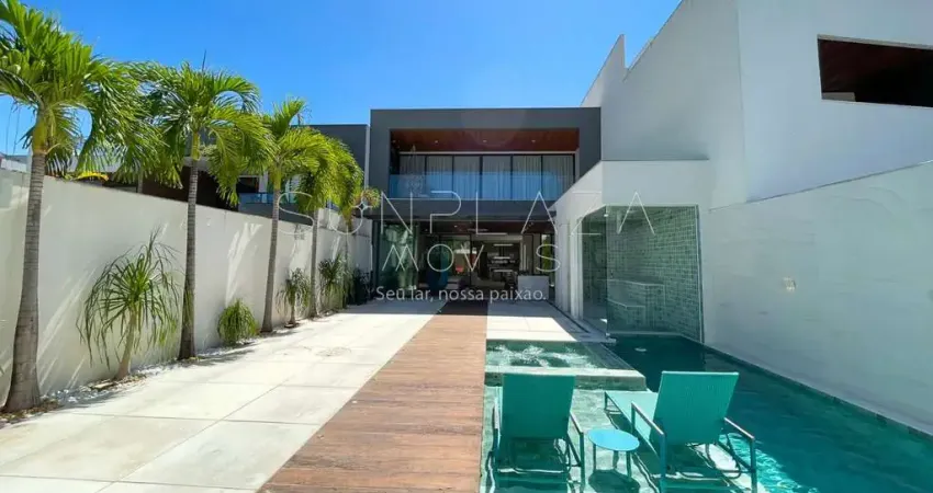 Casa com 4 quartos 4 suítes à venda, 450 m² por r$ 5.900.000 - recreio dos bandeirantes - rio de janeiro/rj