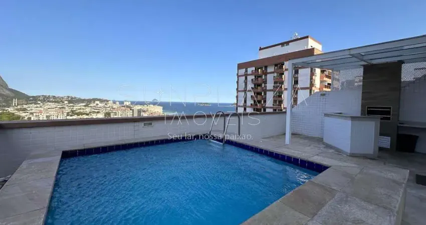 Cobertura à venda, 240 m² por r$ 3.400.000,00 - barra da tijuca - rio de janeiro/rj