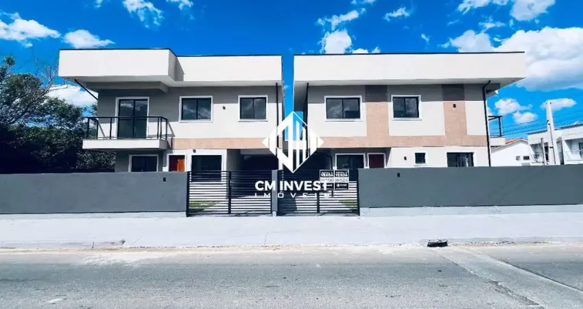 Casa nova com 3 quartos  ( 1 suíte ) no jardim botânico - são josé sc - r$ 599 mil