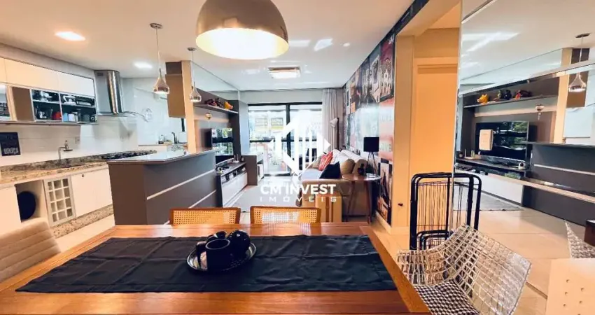 Apartamento garden no kobrasol - são josé da sc, 3 dormitórios e 2 vagas de garagem mobiliado.