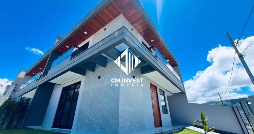 Casa de esquina no lisboa iii - 3 quartos, suíte e 127m² em forquilhas, são josé sc