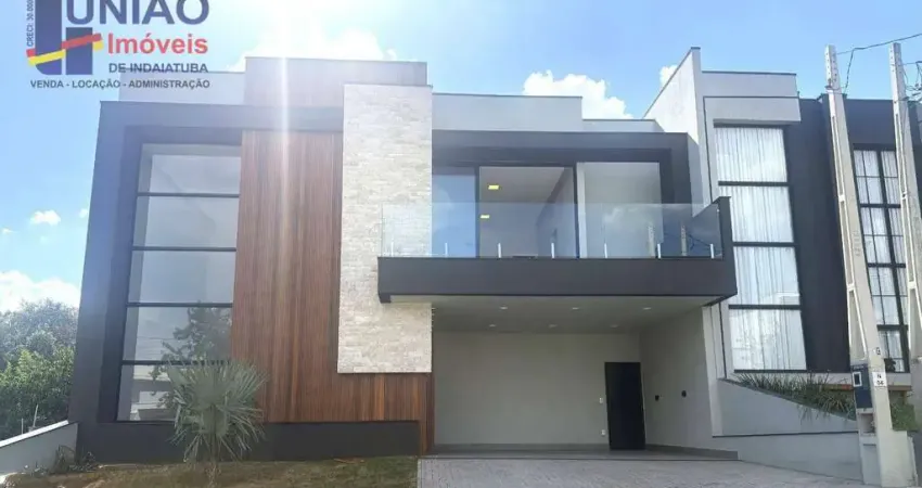 Sobrado alto padrão a venda em condomínio fechado em Indaiatuba/SP.