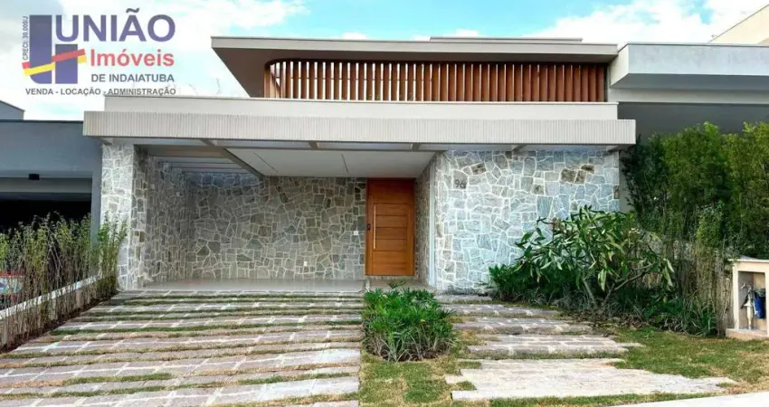 Casa Nova em condomínio Fechado, projeto diferenciado, 03 suítes, piscina