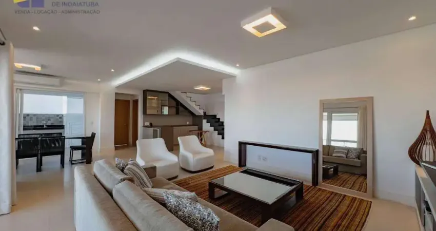 Apartamento duplex com 3 suítes à venda, 323 m² por r$ 3.700.000 - vila sfeir - indaiatuba/sp