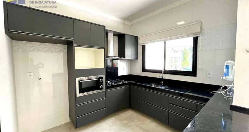 Casa a venda em condomínio fechado em Indaiatuba/SP - Jardim Park Real. 03 dormitórios (1 suíte)