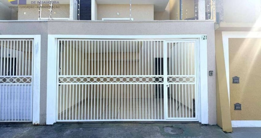 Casa a venda em Indaiatuba 03 dormitórios sendo 01 suíte, 02 vagas de garagem.