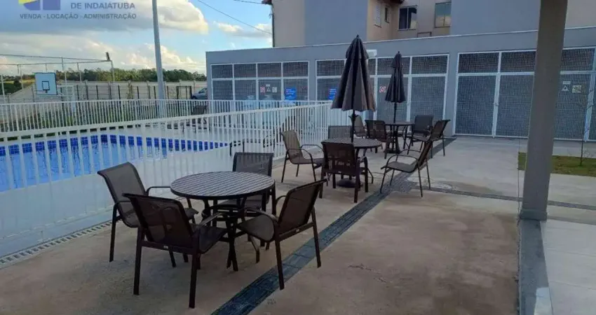 Casa para locação em Indaiatuba/SP, 02 dormitórios, condomínio fechado
