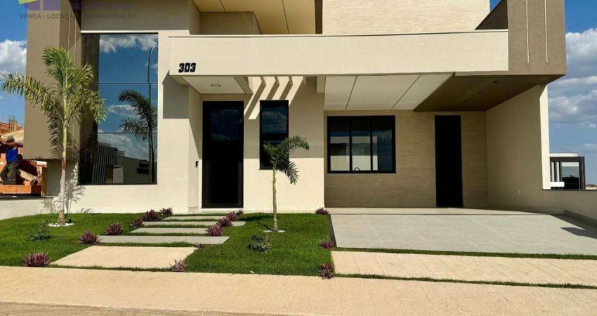 Casa nova a venda com 03 suítes em condomínio fechado de alto padrão - indaiatuba/sp