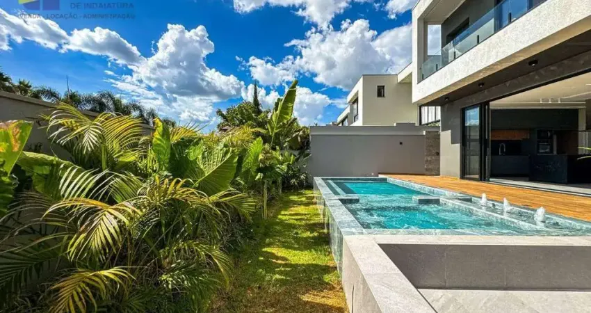 Casa de alto padrão à venda, condomínio fechado em indaiatuba/sp.