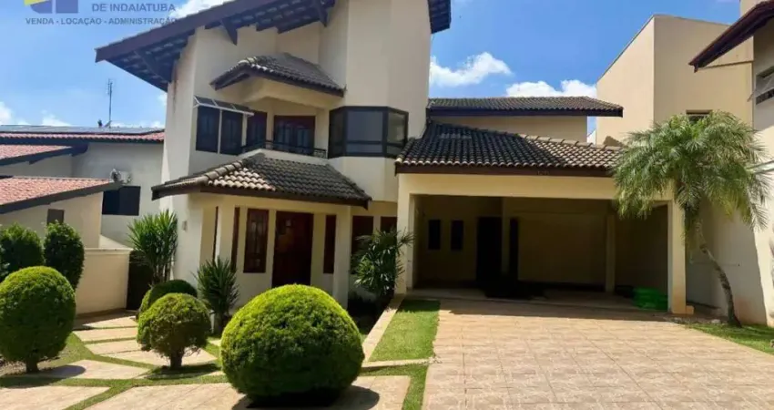 Sobrado para locação em condomínio fechado em indaiatuba/sp.