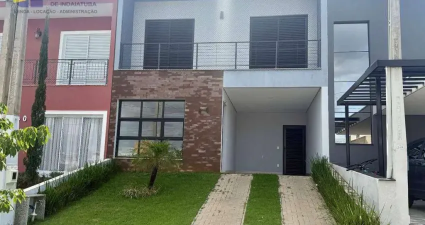 Sobrado para locação em condomínio fechado em indaiatuba/sp.