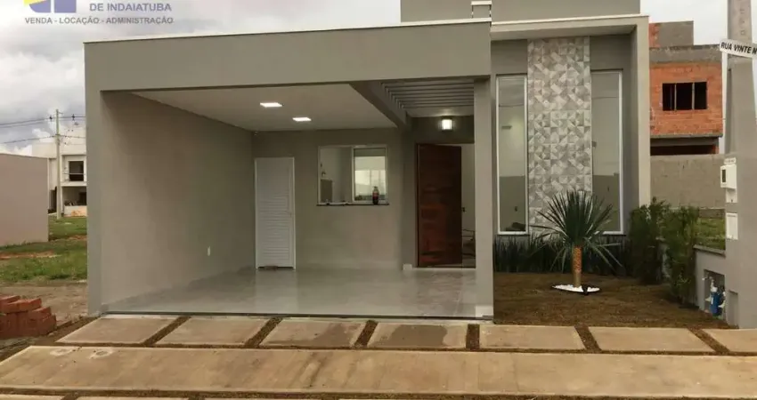 Casa à venda, 2 dormitórios sendo 1 suíte com Closet R$ 850.000 - CONDOMÍNIO PARK REAL - Indaiatuba/SP
