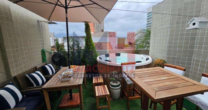 Cobertura com 3 quartos, Tupi, Praia Grande - R$ 689 mil, Cod: 207617