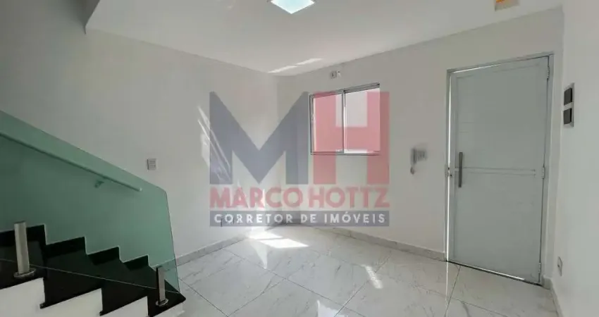 Sobrado de condomínio com 2 quartos, aviação, praia grande, cod: 206752