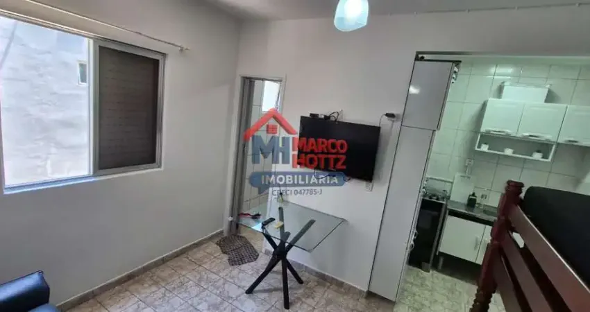 Kit Net Mobiliada e Reformada 22m² Cidade Ocian Praia Grande SP