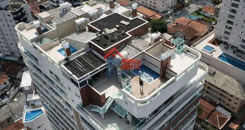 Cobertura com 3 quartos para alugar em Guilhermina, Praia Grande