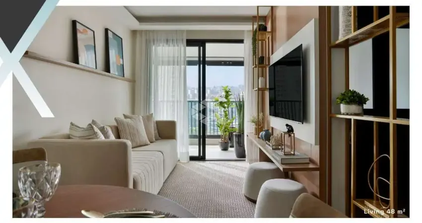 Apto 49,95m², 1 dorm, e 1 vaga a venda em Pinheiros, 5 minutos a pé do metrô Faria Lima