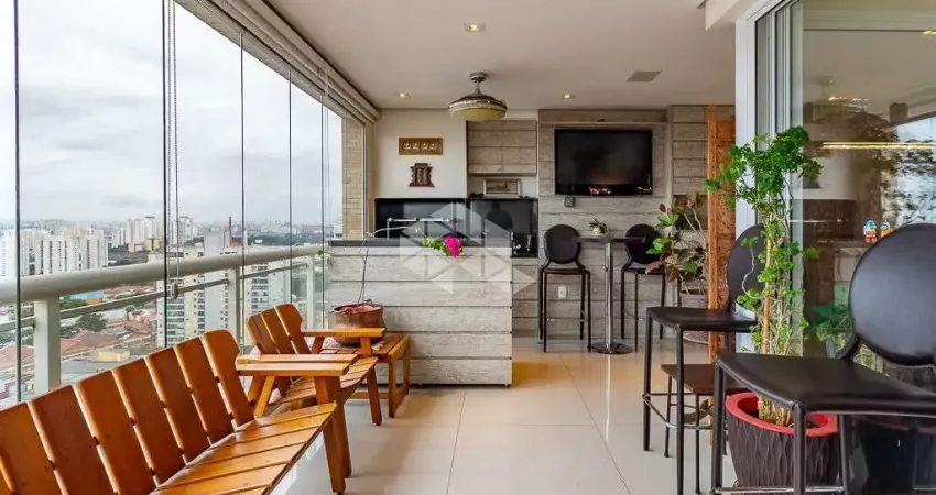 Apartamento na lapa com 162m², 3 suítes, 3 vagas, varanda gourmet, depósito, com lazer.