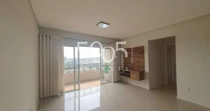 Apartamento para locar no edifício residencial verona  com 134m² de área útil, 3 quartos , sala integrada