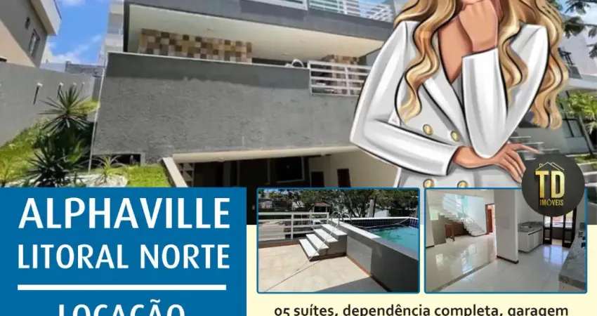 Casa residencial duplex para alphaville litoral norte 2 locação alphaville (abrantes), camaçari