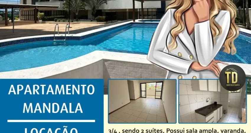 Apartamento residencial mandala para locação pitangueiras, lauro de freitas