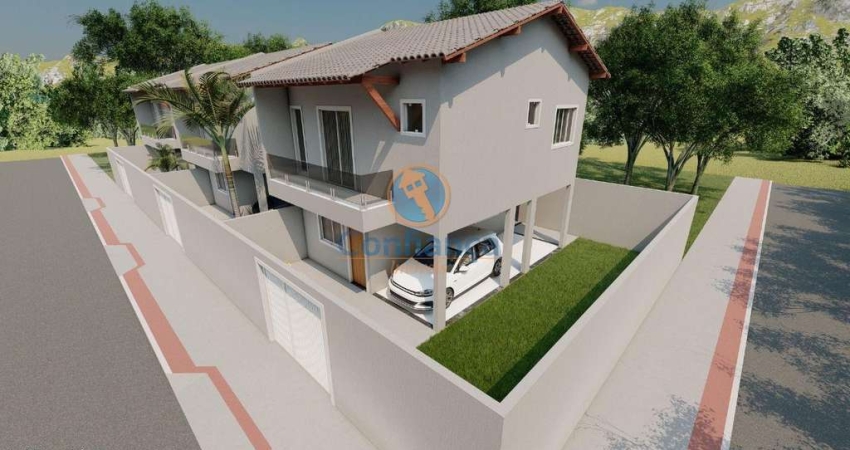 Casa Duplex Individual 3 Quartos c/ Suíte | Com quintal amplo - Em Jarcaraípe - Serra/ES