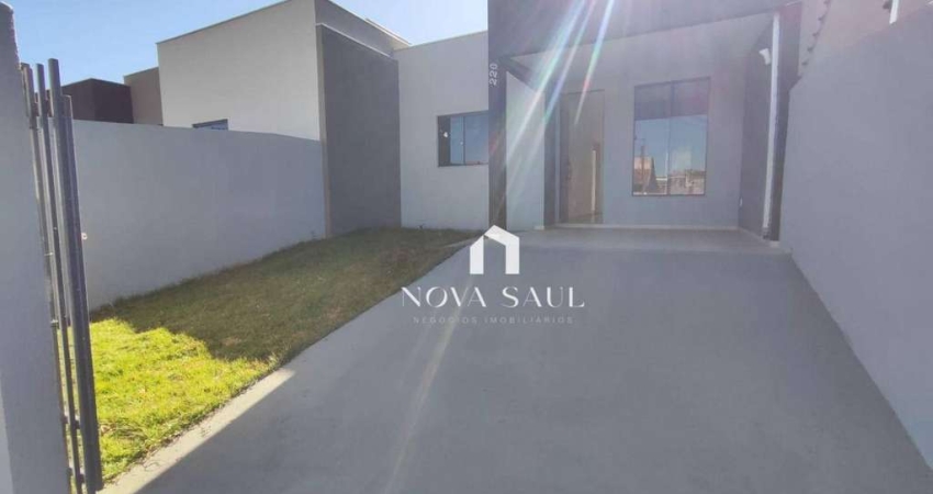 Casa com 3 dormitórios, 80 m² - venda por R$ 410.000 ou aluguel por R$ 2.000/mês - Coliseu - Londrina/PR