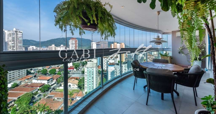 Apartamento com 3 quartos para alugar no Ponta da Praia, Santos 