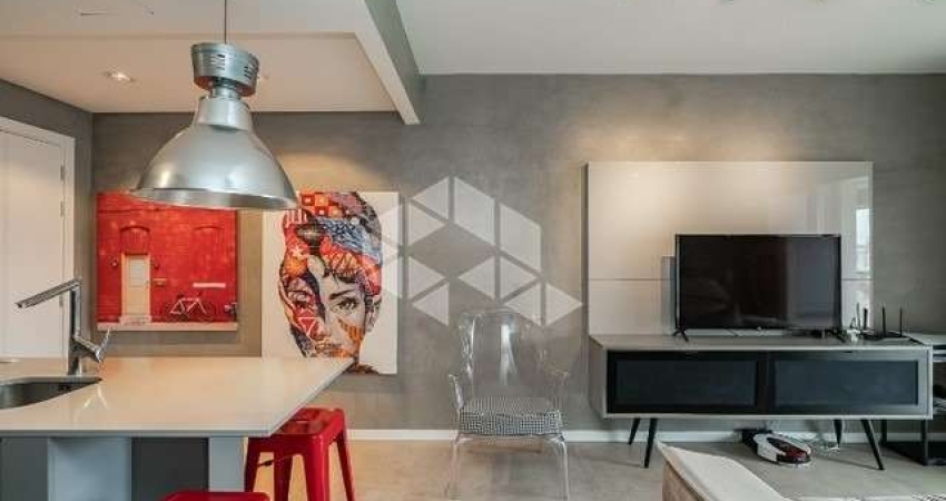 Apartamento 1 quarto de alto padrão a venda no bairro Petrópolis em Porto Alegre.