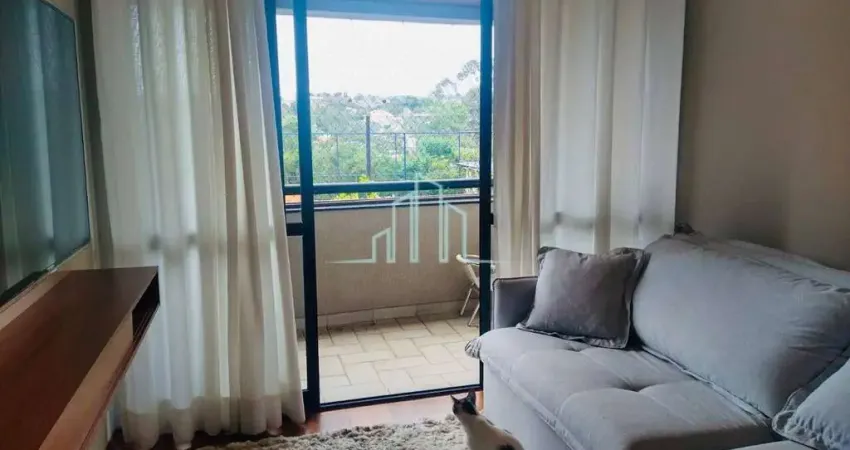Apartamento mobiliado com 3 dormitórios  aluguel  e venda 90m² - Alphaville