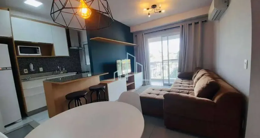 Apartamento mobiliado,1dormitório para alugar,50m² por r$ 4.700 -alphaville