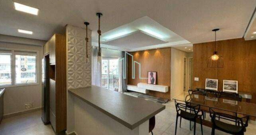 Apartamento Mobiliado 76m, 2 dormitórios p/ alugar, R$ 6.950, Alphaville/SP
