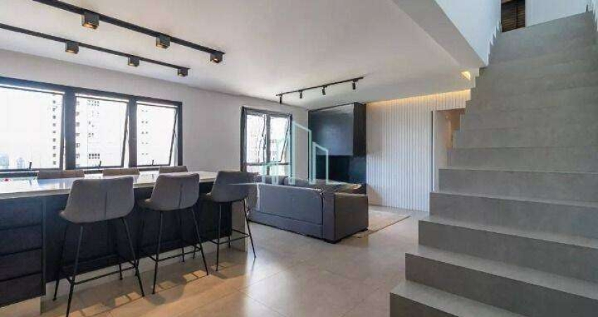 Apartamento cobertura, 171m²,  para alugel por R$ 15.980,00 - Alphaville/SP