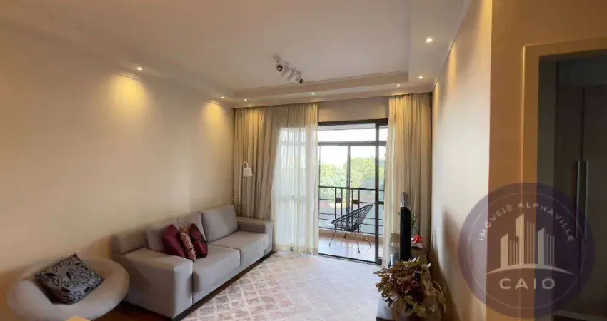 Apartamento a venda 84 m², 3 dormitórios por r$ 800.000,00 - alphaville/sp