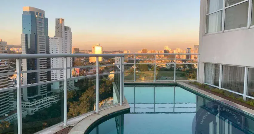 Cobertura com 4 suítes à venda, 500 m² por r$ 7.798.000,00 - alphaville