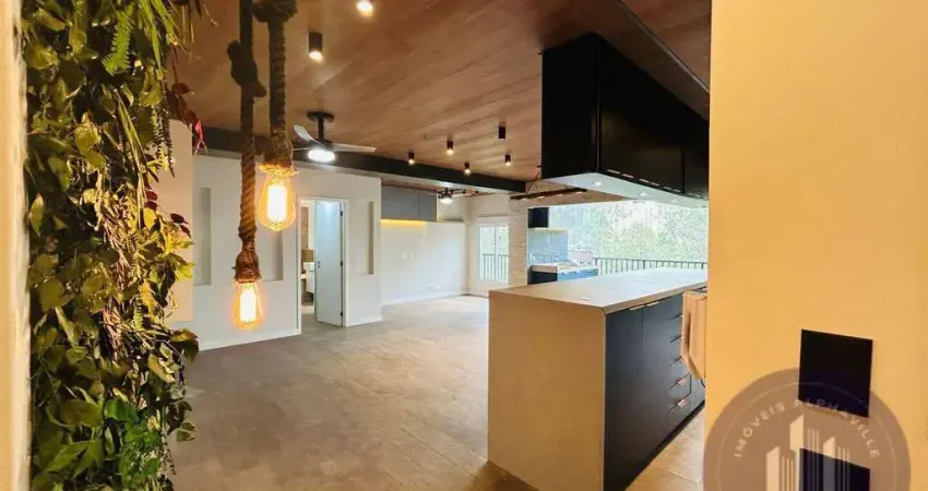 Apartamento 110m² com 3 dormitórios  aluguel e venda-  alphaville/sp