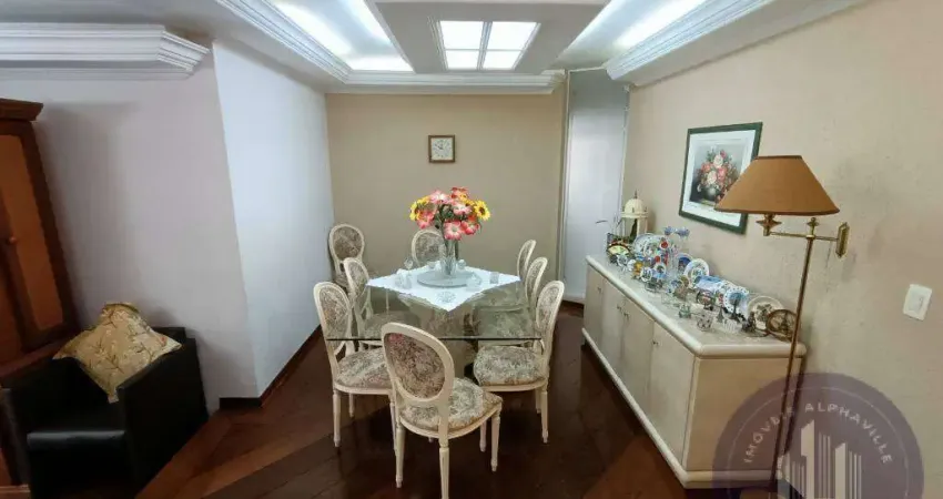 Apartamento com 3 quartos, 164m², à venda por r$ 1.630.000- alphaville/sp