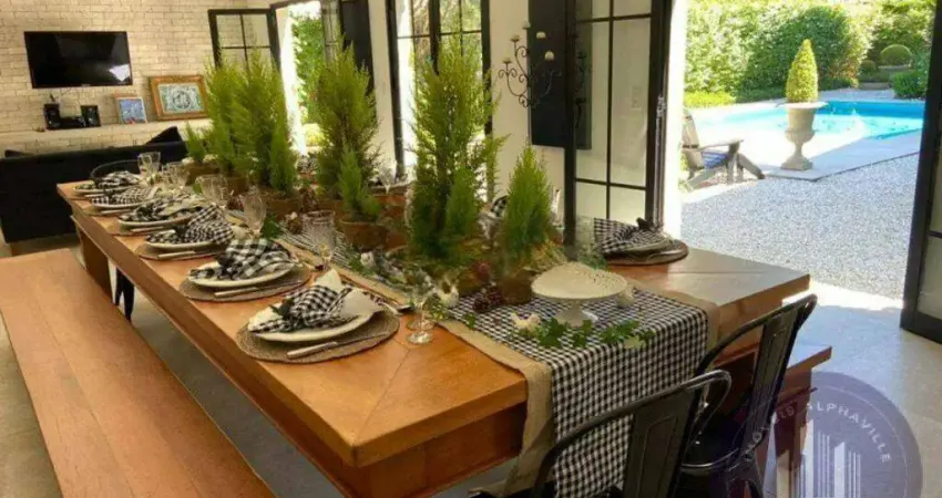 Casa com 4 dormitórios suítes à venda, 750 m² por r$ 14.998.000 -alphaville