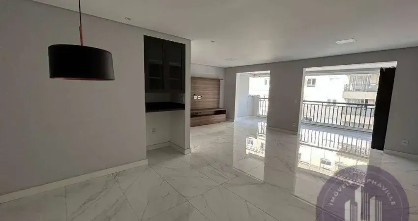 Apartamento com 3 suítes para alugar,165m² por r$ 11.600/mês -alphaville/sp