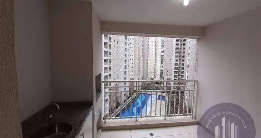 Apartamento para aluguel 85m² com 3 quartos, por r$ 4.200/mês -barueri/sp